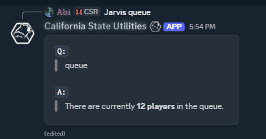 Discord queue response